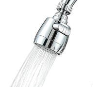 Tête de pulvérisation de robinet, fonction d'économie d'eau pivotante à 360° - Rallonge de robinet de cuisine | Pour salle de bain, cuisine, hôtel, appartement, dortoir, appartement de location