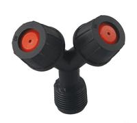 Tête de pulvérisation électrique de rechange pour pulvérisateur à dos, buse de pulvérisation directe à quatre trous avec buse conique de brumisation, raccord fileté externe de 16 mm pour agriculture