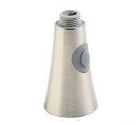 Tête de pulvérisation extractible pour cuisine avec double débit compatible avec les ports de robinet standard de 1,27 cm (brossé)