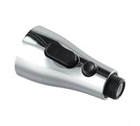 Tête de pulvérisation G1/2 pour robinet d'évier avec 3 fonctions de pulvérisation, aérateur à économie d'eau avec flux et sortie de ventilateur pour cuisine et salle de bain (brillant)