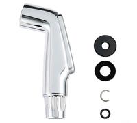 Tête de pulvérisation latérale pour robinet d'évier de cuisine, finition chromée en plastique ABS avec contrôle du pouce, comprend des rondelles toriques et un clip pour une installation facile