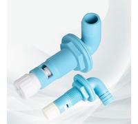 Tête de pulvérisation réglable en polypropylène pour systèmes de livewell - Coude à 90° - Contrôle du débit d'eau (19 mm)