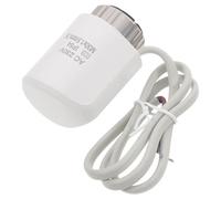 Tête de Radiateur Électrique pour Chauffage Central et Plancher Chauffant | Contrôle Précis Température, Installation Facile, Pièces Plastique et Métal, Blanc, Usage Domestique