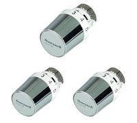 Tête de radiateur thermostatique Honeywell Home Thera-5, raccord M30 x 1,5, de Couleur Blanche/chromée (Lot de 3)