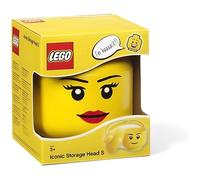 Tête de rangement - LEGO - 40311725 - Empilable - Jaune - D16 x H19,5 cm