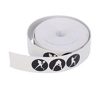 Tête de Raquette de Tennis - Ruban de Sprach - Autocollant Protecteur PU pour Une durabilité Améliorée et Une Application Facile () (White)