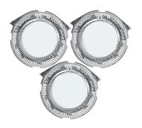 Tête de rasage de rechange universelle for hommes, lames argentées, rondes, compatibles avec Philips, séries SH70, SH90, HQ8 et HQ9.