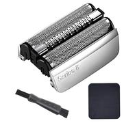 Tête de rasage pour Braun Series 8, compatible avec Braun S8 83M, tête de rechange pour rasoir électrique pour homme, coupe-feuille d'aluminium, tête de rechange avec brosse de nettoyage et chiffon de