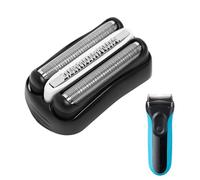 Tete de Rasoir 32B, Pièce de Rechange Braun Series 3 Compatible avec Rasoirs Électriques Homme 300S, 301S, 310S, 3020S, 3030S, 3040S, 3050CC, 3080S, 3090CC, 350CC, S3 Grille Rasoir