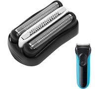 Tete de Rasoir 32B, Pièce de Rechange Braun Series 3 Compatible avec Rasoirs Électriques Homme 300S, 301S, 310S, 3020S, 3030S, 3040S, 3050CC, 3080S, 3090CC, 350CC, S3 Grille Rasoir
