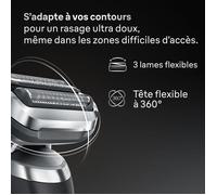 Braun Tête de rasoir Series 7 74S – Grille de remplacement originale, lames flexibles pour 70/71/72