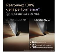 Tête de rasoir BRAUN Series 9 + - 4 éléments de coupe + tondeuse de précision - 100 % fabriqué en Allemagne