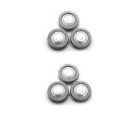 Tête De Rasoir De Rechange, Compatible Avec Philips, HQ56 HQ55 HQ4+ HQ3 Reflex Plus HQ6843 HQ300 HQ64 HQ916 Têtes De Rasoir CloseCut Ensemble De Tête De Rasoir(6pcs)