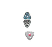 Tête De Rasoir De Rechange Lavable Compatible Avec Philips S5000 S5370 S5571 S5420 S5140 S5078 S5077 S5050 S5082 S5380 S5400(Silver)