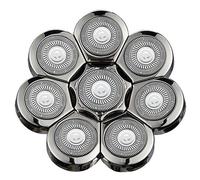 Tête de rasoir électrique homme remplacement8D argent, rasoir tête pour rasage crâne nu accessoire Cuneary