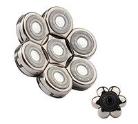 Tête de rasoir électrique: Lames argent pour tête chauve | Remplacement compatible avec rasoirs 5/6/7/8 têtes. Durable, rasage précis