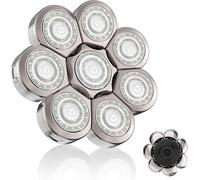 Tête De Rasoir Pour Crâne Chauve 8D: 8 Têtes De Rasoir Électrique Pour Barbe Et Cheveux Zero Absolute 0 Mm De Remplacement Tondeuse À Barbe Tondeuse Faciale Pour Rasoirs Électrique 5 6 7 8 T[Z1805]