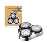 Tête de rasoir rotative de rechange universelle pour les rasoirs Remington | pour grilles/lames R3, R4, R5, R6, R7, R8, SP-TF2 et FC1000-SP-FC3(Argent 1 unité)