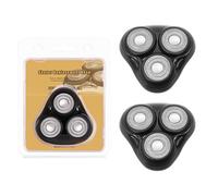 Tête de rasoir rotative de rechange universelle pour les rasoirs Remington | pour grilles/lames R3, R4, R5, R6, R7, R8, SP-TF2 et FC1000-SP-FC3(Noir 2 unité)