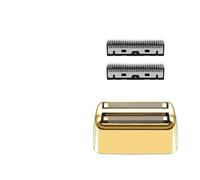 Tête de rechange avec grille et lame de coupe, compatible avec BaBylissPRO, Barberology, FXFS2, rasoir électrique à double grille, compatible avec BaByliss.(FXFS2-Golden)