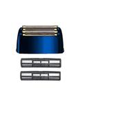 Tête de rechange avec grille et lame de coupe, compatible avec BaBylissPRO, Barberology, FXFS2, rasoir électrique à double grille, compatible avec BaByliss.(FXFS2-blue)