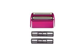 Tête de rechange avec grille et lame de coupe, compatible avec BaBylissPRO, Barberology, FXFS2, rasoir électrique à double grille, compatible avec BaByliss.(FXFS2-Rose red)