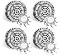 Tête de rechange compatible avec les rasoirs électriques Skull Shaver Pitbull (4 Pièces) de rechange compatibles avec les rasoirs électriques