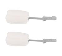 Tête de Rechange Éponge pour Brosse à Biberon, Blanc, 2 Pièces