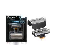 Tête De Rechange For Rasoir Braun 51B Series 5, Grille Et Lame De Coupe, Compatible Avec Les Rasoirs Braun, ContourPro/360°Complete/Activator/WaterFlex/WF1s/WF2s Series, Pièces De Rechange
