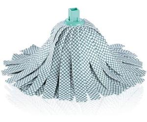 Tête de rechange Leifheit Classic Wringmop, Tête de balai en viscose et polyester pour les taches tenaces sur les sols en carrelage et en pierre, viscose extra absorbante, Tête de Mop lavable à 60°C