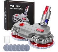 Tête de rechange pour aspirateur Dyson V7/V8/V10/V11/V15, avec réservoir d'eau amovible, réservoir de remplissage et 6 tampons de rechange