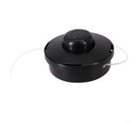 Tête de rechange pour débroussailleuse et tondeuse à gazon - 12 cm - Tête de bobine en plastique durci - Noir - Coupe basse herbe