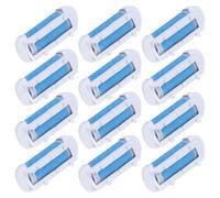 Tête de Rechange pour Lime Électronique Pieds 12 Pièces Gh Bleu | Rotation 360°, Enlève la Peau Morte, Rouleaux de Rechange pour Pédicure, Lot de 12 Pièces