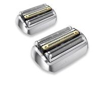 Tête de rechange pour rasoir électrique Série 9 92S - Compatible avec toutes les têtes de rechange de rasoir électrique Bra*n Series 9 (92S-Argent - Lot de 2)