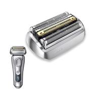 Tête de rechange pour rasoir électrique Série 9 92S - Compatible avec toutes les têtes de rechange de rasoir électrique Braun Series 9 (92S-Argent)