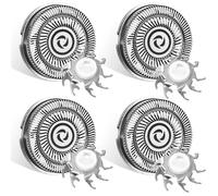 Tête de rechange pour rasoir électrique Skull Shaver Pitbull - 4 têtes de rechange compatibles avec les rasoirs électriques