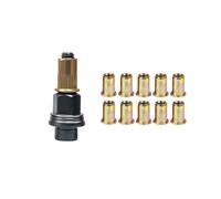 Tête de rechange pour riveteuse manuelle M8 | Accessoire fileté en acier carbone avec 10 pour montage et entretien d'armoire