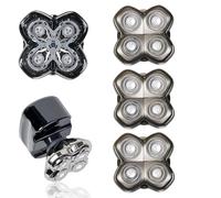 Tête de Rechange Rotative 4 Têtes pour Rasoirs Électriques - Compatible avec Pitbull Skull Shaver, Butterfly Kiss Pro et Plus - Têtes de Rasage Tête & Corps pour Hommes et Femmes (Lot de 3)