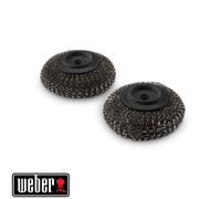 Weber Grill Têtes de remplacement pour éponge métallique – Lot de 2