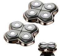 Tête De Remplacement Pour Rasoir E'Lectrique Et Lame De Rasoir Pour Tête Chauve Pour Hommes/Femmes Lame De Remplacement Compatible Avec Pitbull Skull Shaver Pro 4, Butterfly Kiss Pro Et Palm[Z1667]