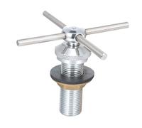 Tête de Rince-gobelets Argenté en Acier Inoxydable, Bar | Rince-verres Automatique, Installation Facile, Surface Lisse, pour Tasse et Verre en Café, Thé et Bar