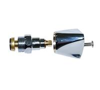 Tête de robinet avec croisillon hauteur 16 à 32 mm 15 x 21 Chrome| Boutté