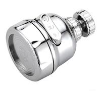 Tête de robinet de cuisine à trois modes avec capacité de rotation complète à 360 degrés, fabriquée à partir de cuivre raffiné pour raccords standard de 22 mm (J)