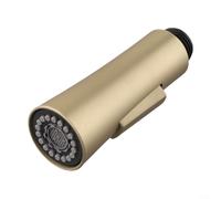Tête de robinet de cuisine rétractable de 1,8 GPM avec pulvérisation double mode, colonne dorée brossée, tête de pulvérisation de rechange pour évier de cuisine, embout de robinet ABS connecteur G1/2