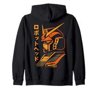 ロボットヘッド Tête De Robot Anime Mecha Illustré Sci FI Japon Sweat à Capuche