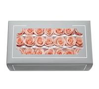 Tête de rose éternelle naturelle préservée de qualité A de 2 à 3 cm, rose immortelle dure 3 à 5 ans, pour la fête des mères, la Saint-Valentin, un anniversaire, un mariage, une décoration de fête, un