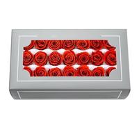 Tête de rose préservée de qualité A de 2 à 3 cm, roses éternelles naturelles de première qualité, roses immortelles qui durent de 3 à 5 ans pour la fête des mères, la Saint-Valentin, les anniversaires