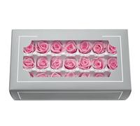 Tête de rose préservée de qualité A de 2 à 3 cm, vraies roses éternelles naturelles de qualité supérieure, rose immortelle dure 3 à 5 ans pour la fête des mères, la Saint-Valentin, un anniversaire, un