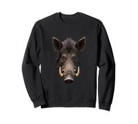 Tête de Sanglier Sauvage forêt Europe Art Sweatshirt