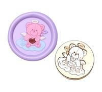 Tête de sceau, petit ours, cire, sceau, Cloud bear